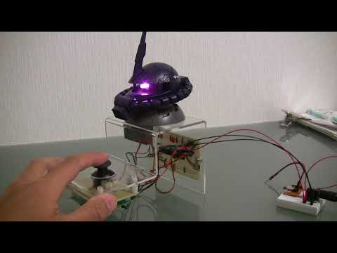 ザクヘッド　動くモノアイ＆LED　2号機最終型