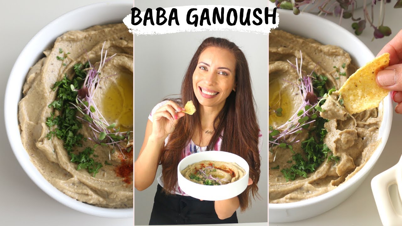 Si tienes una BERENJENA prueba ESTE BABA GANOUSH | paté de berenjenas