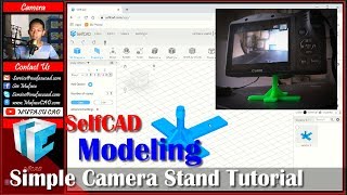 SelfCAD 3D Modeling Camera Stand Tutorial For Beginner