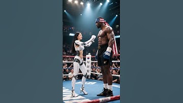 Kung Fu AI Robot VS Western Boxing Master #kungfu #kungfumaster #chinesekongfu #wushu #fight #mma