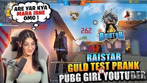 Raistar Guild Test On Live Biggest V Badge Player Call Me Noob Raistar 1 Vs...