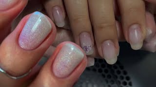 Коррекция ногтей гелем | маникюру месяц 💅🏼