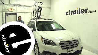 etrailer | Fit Check: Yakima HighRoad Roof Bike Rack on a 2017 Subaru Outback Wagon