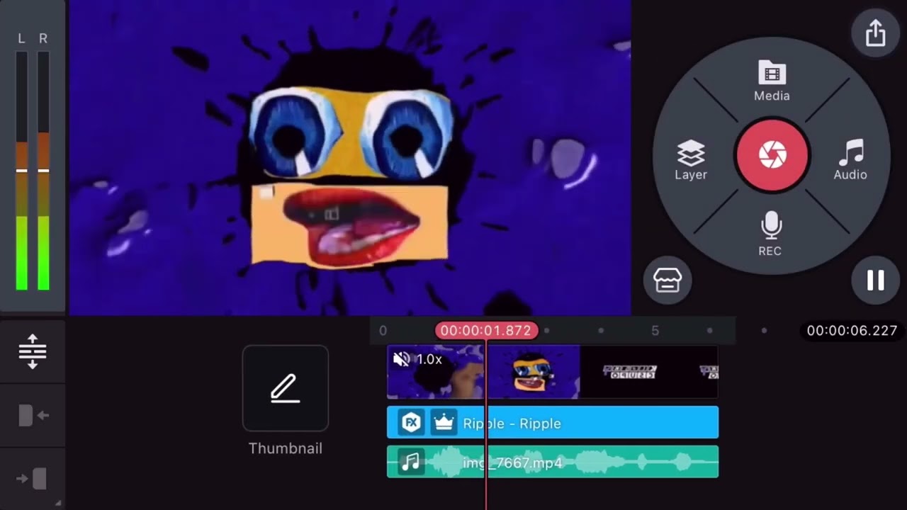 How to make nameless effect 2.0 on KineMaster