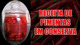 Como Fazer Pimenta Dedo De Moça Em Conserva Por Beleza Na Cozinha