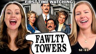 Our First Time Watching FAWLTY TOWERS S2 E1 | TV Show Reaction