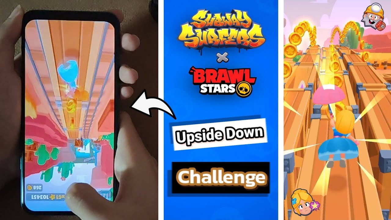 Subway Surfers × Brawl Stars (Upside Down) CHALLENGE 