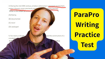ParaPro Practice Test  - 10 Writing Questions You Need To Know!