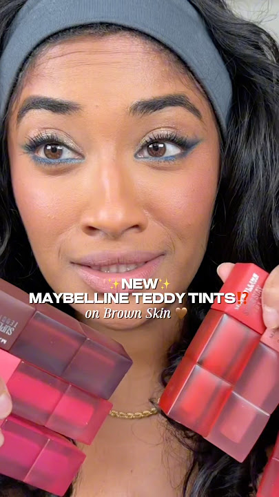 IS IT JUST ME⁉️🫠 idk how I feel about these maybelline teddy tints 😭