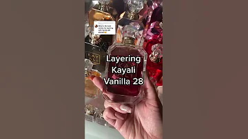 How I Layer Kayali Vanilla 28 Vanillaperfume Perfume Kayali Beauty Fragrance Perfumelover 