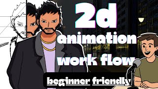 How 2d animation works | Beginner-Friendly Workflow