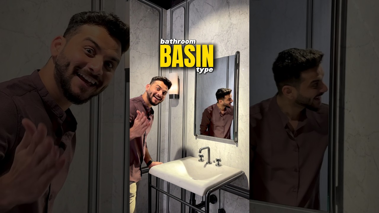 Bathroom basin type l Bathroom design l Bathroom basin l Bathroom basin design #houmeindia