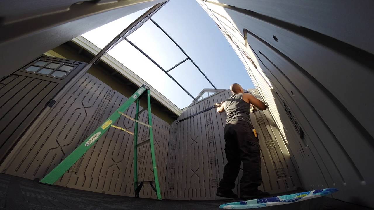 How to install Big Max 7x7 Storage Shed by Rubbermaid ...