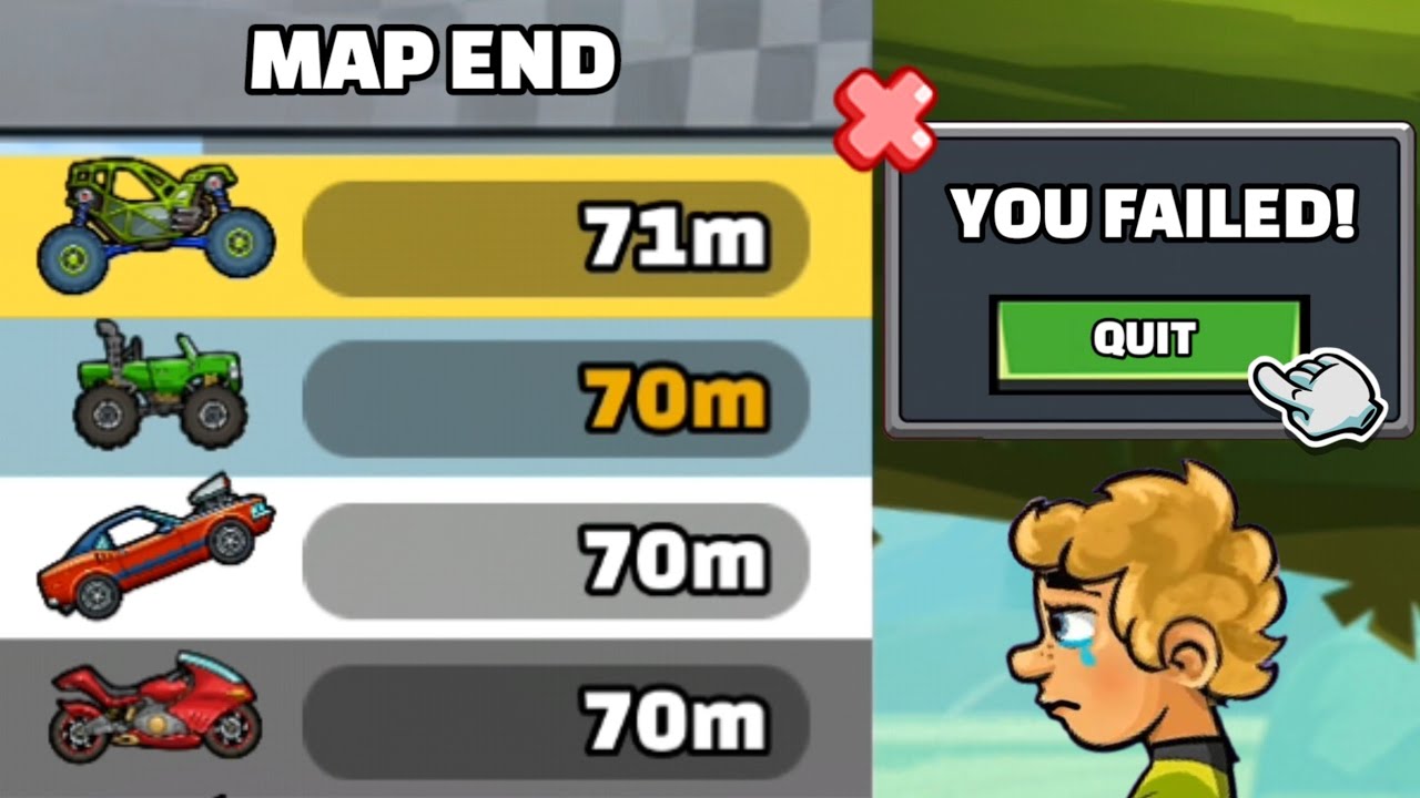MAP END?😭 231m IS THE LIMIT? COMMUNITY SHOWCASE | Hill Climb Racing 2