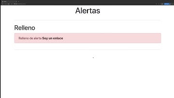 Curso Bootstrap - Componentes, las alertas