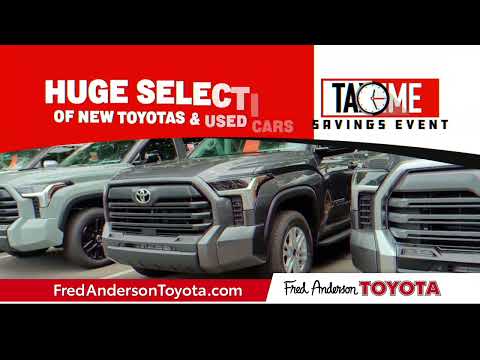Fred Anderson Toyota | Tax Time