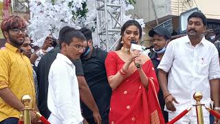 Keerthy Suresh opens at CMR Shopping Mall in Mancherial//CMR shopping mall opening in Mancherial
