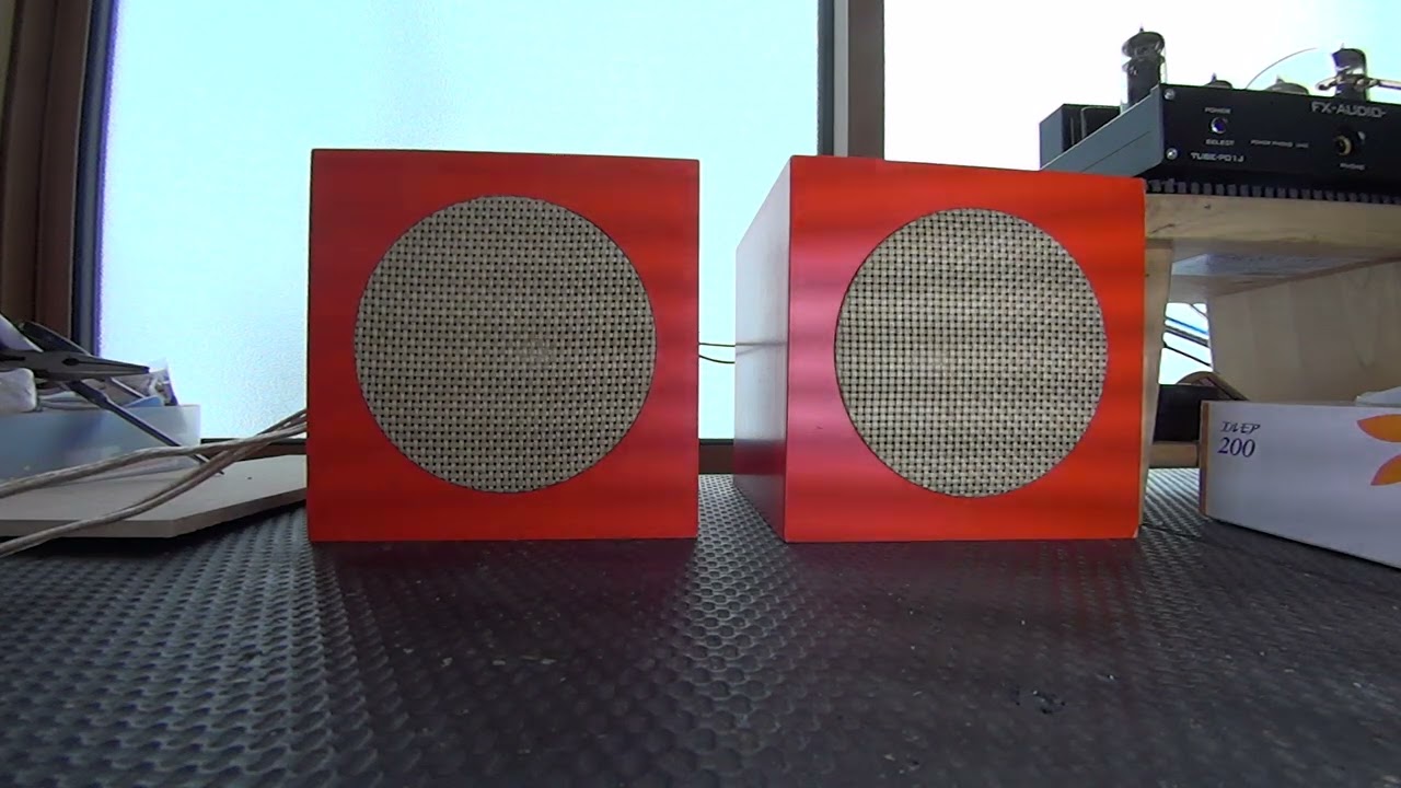 aiden アイデン スピーカー CUBE-55 AT-301 - YouTube