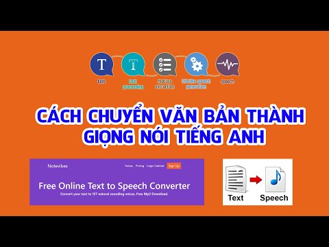 Video Cách chuyển văn bản thành giọng nói Tiếng Anh với... - youtube