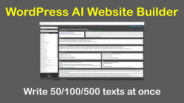 WordPress AI Website Builder and AI Content Generator for WordPress Automation