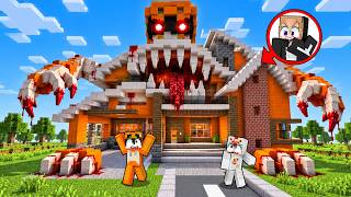 AKU UBAH RUMAH TEMANKU JADI MONSTER HIDUP DI MINECRAFT!!