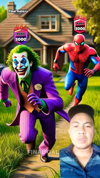 Joker menjahili Spiderman kayu di ukir jadi paha ayam #joker #spiderman