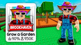 I CREATED the GROW A GARDEN BROOKHAVEN
