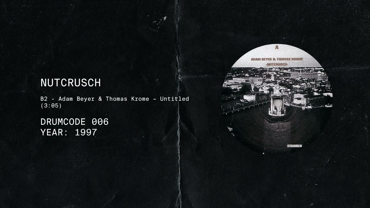 Adam Beyer & Thomas Krome - Nutcrusch (B2) | Drumcode - YouTube