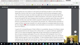 Kant's Ethics: Presentation by Phil Jenkins
