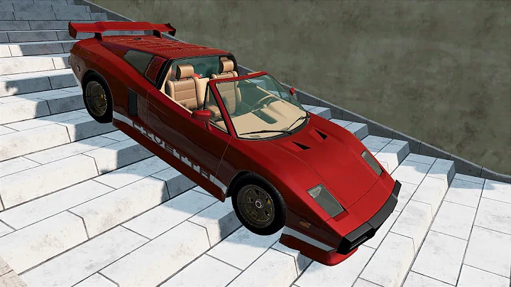 Cars vs Stairs #49 – BeamNG.Drive