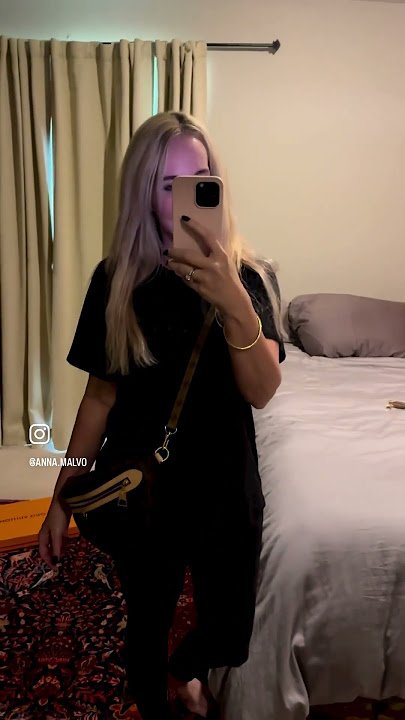 brown lv bumbag outfit｜TikTok Search