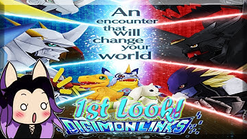 Digimon Linkz : 1st look - Tutorial - Review ~ Let