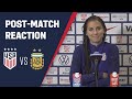 POST-MATCH REACTION: Alex Morgan | USWNT vs. Argentina | 02-24-21