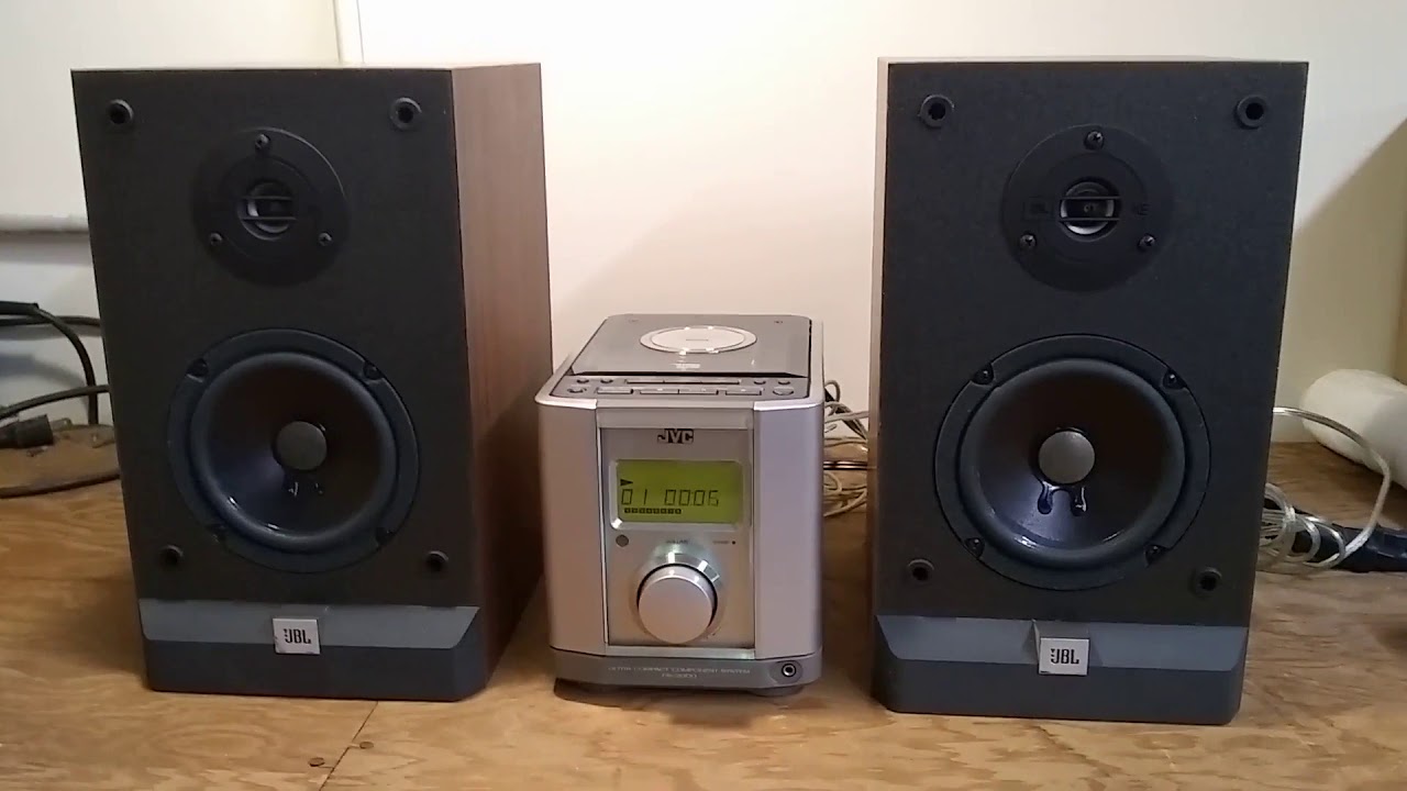 JVC Micro Stereo FS2000 Repair [CD Door Repair] and Speaker Tests
