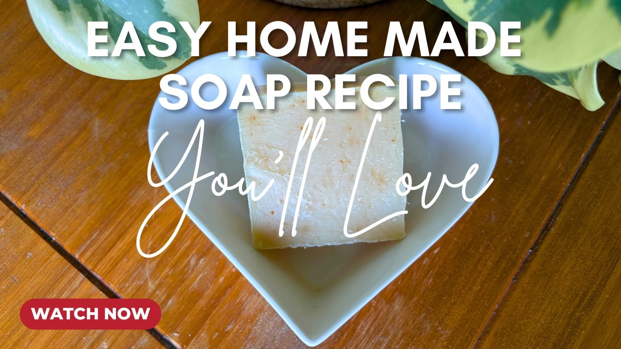 SOAP Making Tutorial for Beginners (How to Make Cold Process Soap ...
