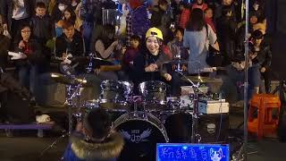 20180310 李侑真 樹林興仁夜市 好想大聲說喜歡你(灌籃高手主題曲)