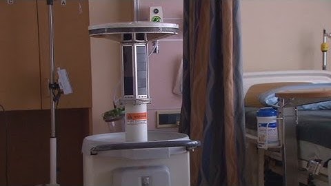 Hospital battles infections with robots