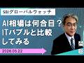 【SBI証券】AI相場は何合目?ITバブルと比較してみる(5/22) SBIグローバルウォッチ