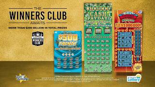 The Winners Club Awaits. New Scratch-Offs Out Now.
