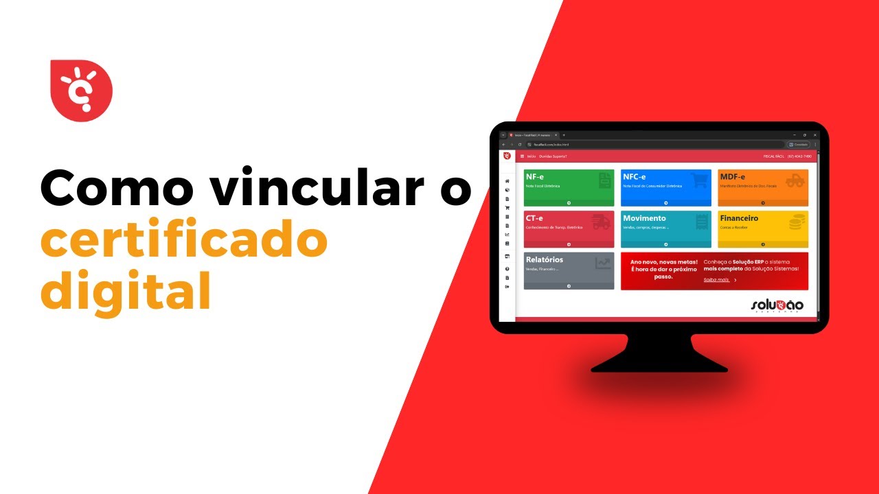 📑 Como Vincular o Certificado Digital - Fiscal Fácil