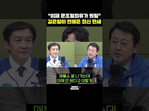 "이제 문조털최유가 원팀" 김준일이 전해준 최신 판세 [한판승부]