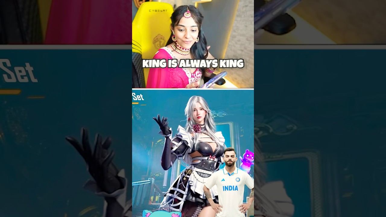 Virat kohli crate opening 🥰 #bgmi