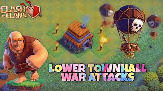 CLASH JAM / LOWER TOWNHALL WAR ATTACKS / EASY THREE STARS / CLASH OF CLANS / screenshot 2