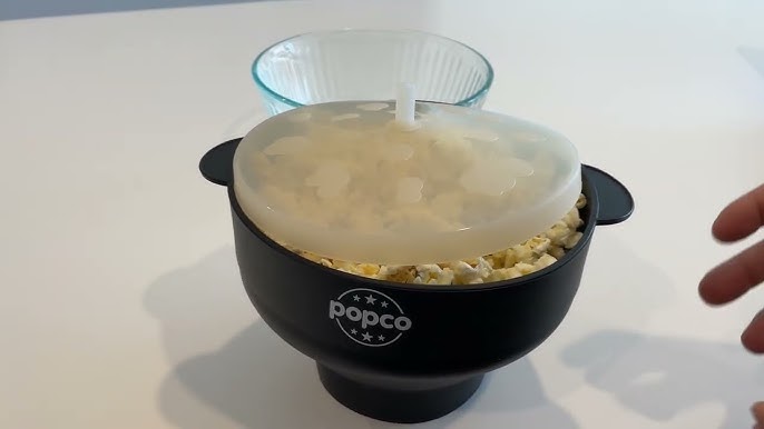 The Original Popco silicone microwave popcorn popper review from  