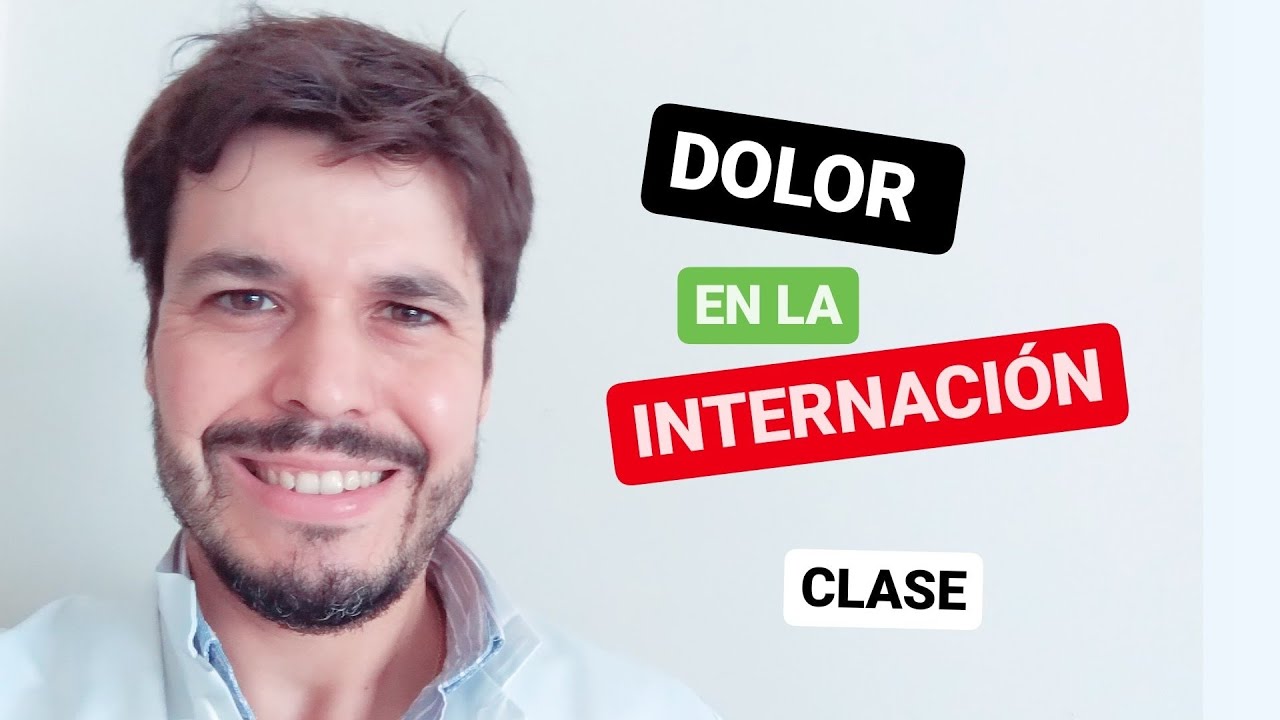 Clase: Estrategias simples para evitar el dolor en la internación. Emilio Pastor medicina regenerativa mexico