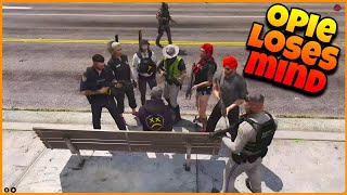 Opie Loses His Mind \& Destroys Cops in Redline GTA 5 RP
