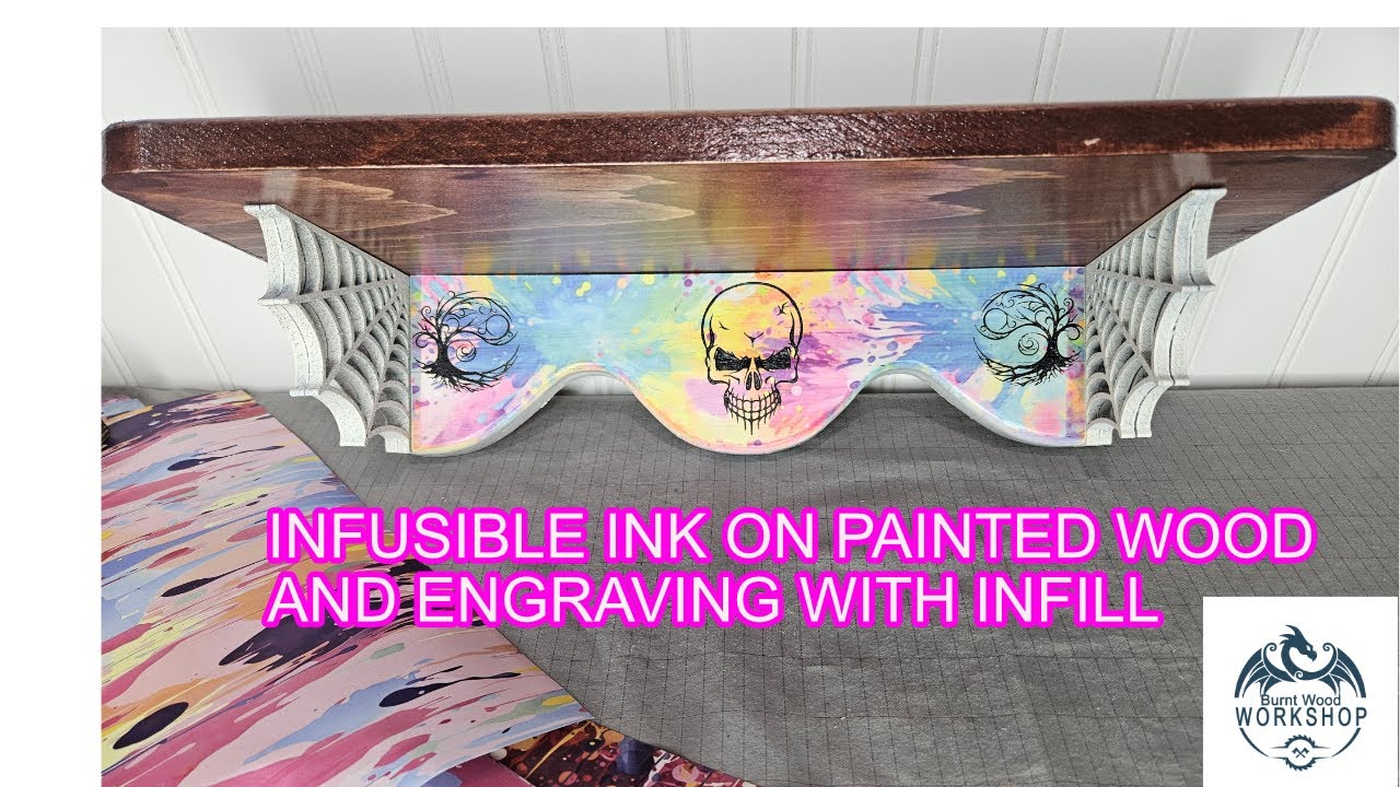 Infusing ink and engraving