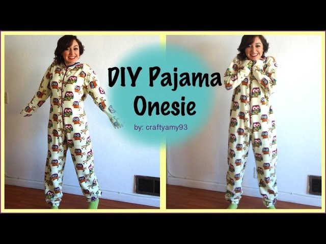 DIY Footed Onesie Pajama 