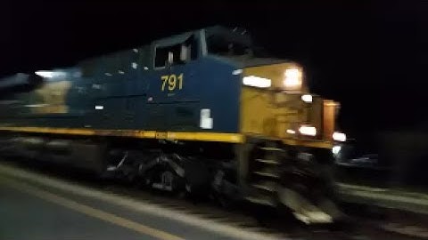 [CSXT]791 GE ES44AH,3322 GE ET44AH,5333 GE ES40DC Leads Q410-20 & Long NB In Fay NC 2nd Gen K5HL