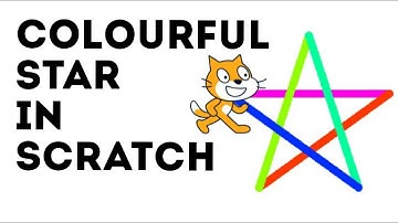 How to draw a colourful star in Scratch